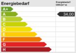 2-Zimmer-Penthousewohnung (bezugsfrei) mit Dachterrasse, EBK, Aufzug, TG-Stellplatz + Wallbox - Energieskala