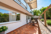 Möblierte 2-Zi.-Wohnung mit gr. Terrasse. Nur an Einzelperson, Mindestmietdauer 1 Jahr. - Terrasse (Westen)